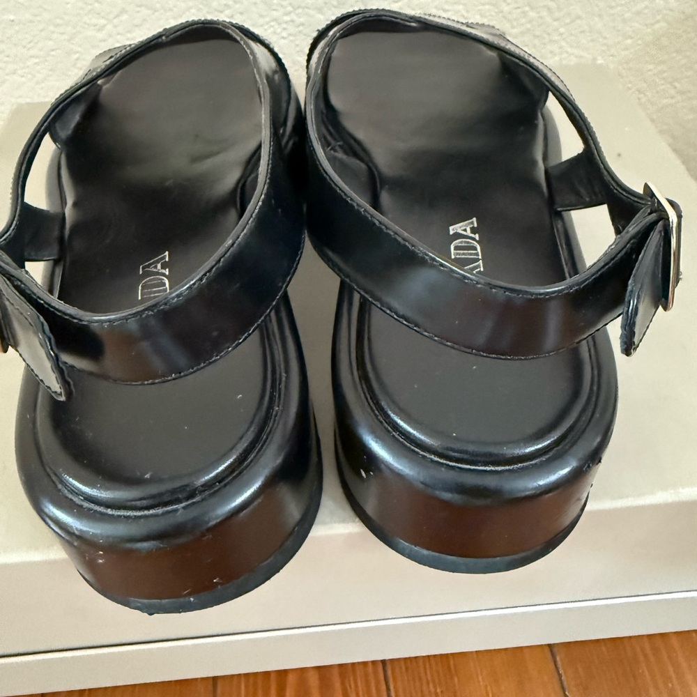 Prada Cloudbust Black Platform Sandals - image 7